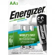 Energizer Recharge Extreme Eco Aa  Mah   Pack   Batteri