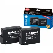 Hahnel H? Hnel Battery Panasonic Hl Plc  Twin Pack   Batteri