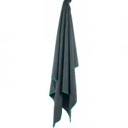 Lifeventure Recycled Softfibre Trek Towel  Grey  Lar   Håndklæde