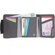 Lifeventure Rfid Wallet  Recycled  Grey   Pung