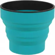 Lifeventure Silicone Ellipse Fleximug  Teal   Kop