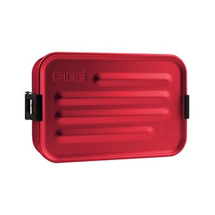 Sigg Metal Madkasse Plus - Rød Aluminium til Måltider