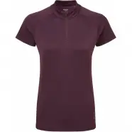 Montane Fem Dart Zip T Shirt   Saskatoon Berry   Str      T Shirt