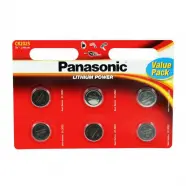 Panasonic Cr   V Lithium Knapcellebatterier     Stk