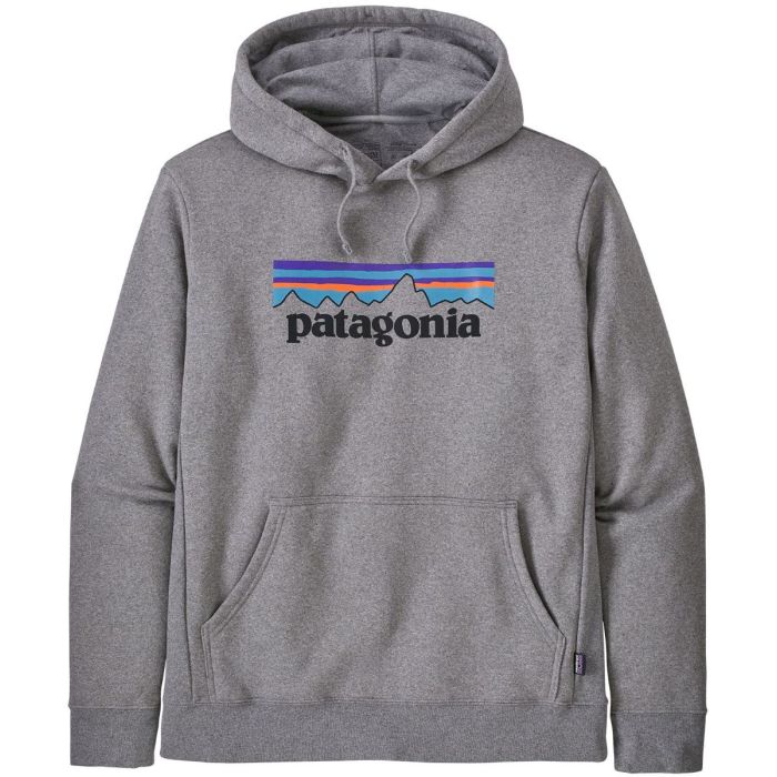 Patagonia P Logo Uprisal Hoodie - Gravel Heather Tilbud