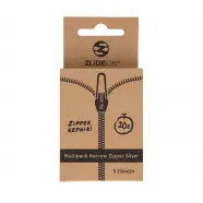 Zlideon Multipack Narrow Zipper   Silver   Str  Xs Xl   Lynlås