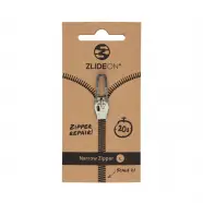 Zlideon Narrow Zipper L   Silver   Str  L   Lynlås