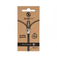 Zlideon Narrow Zipper M   Silver   Str  M   Lynlås