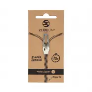 Zlideon Normal Metal Zipper L   Silver   Str  L   Lynlås